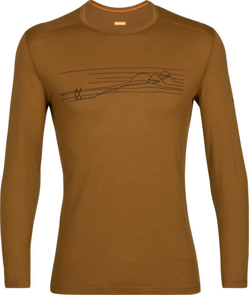 200 Oasis LS Crewe - Ski Stripes - Mens
