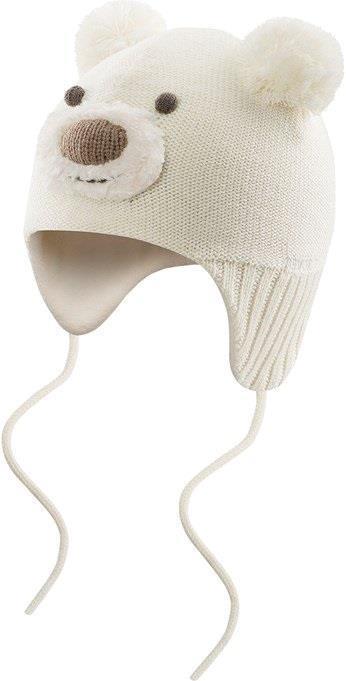 Bear Merino Beanie - Baby