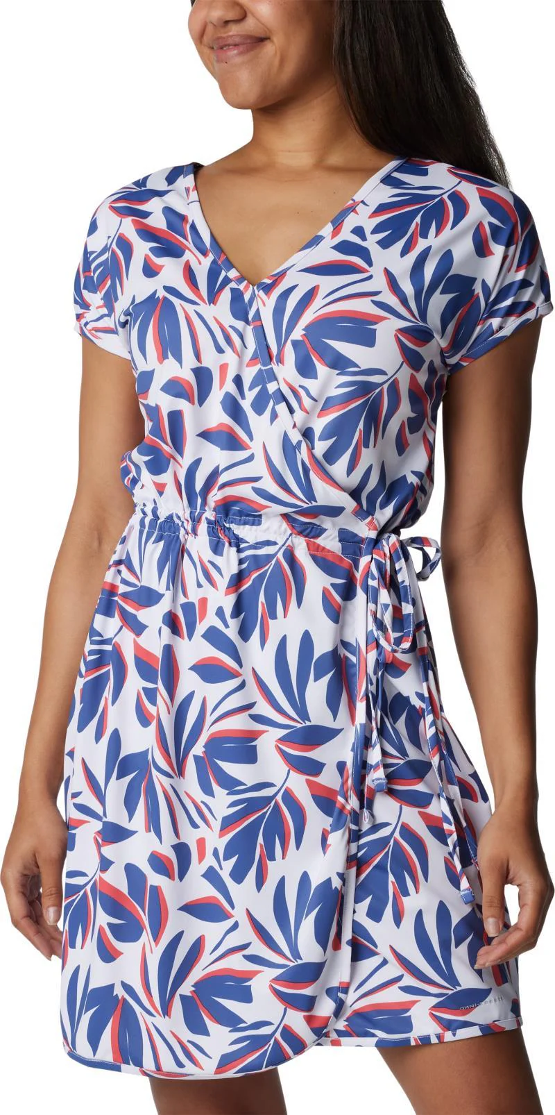 Chill River Print Wrap Dress