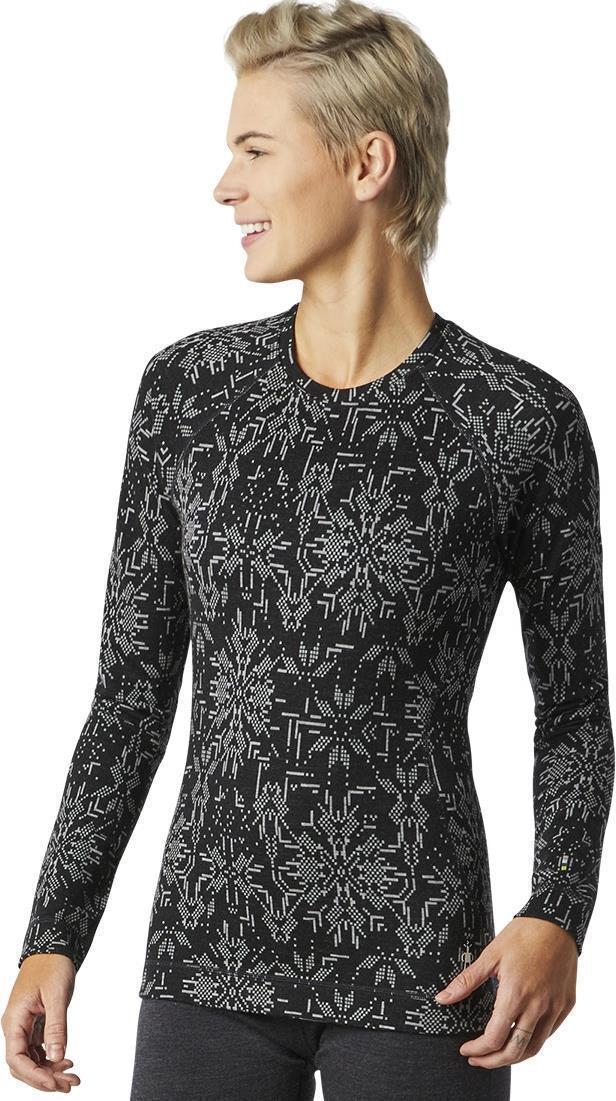 Classic Thermal Merino (250) Base Layer Pattern Crew - Womens