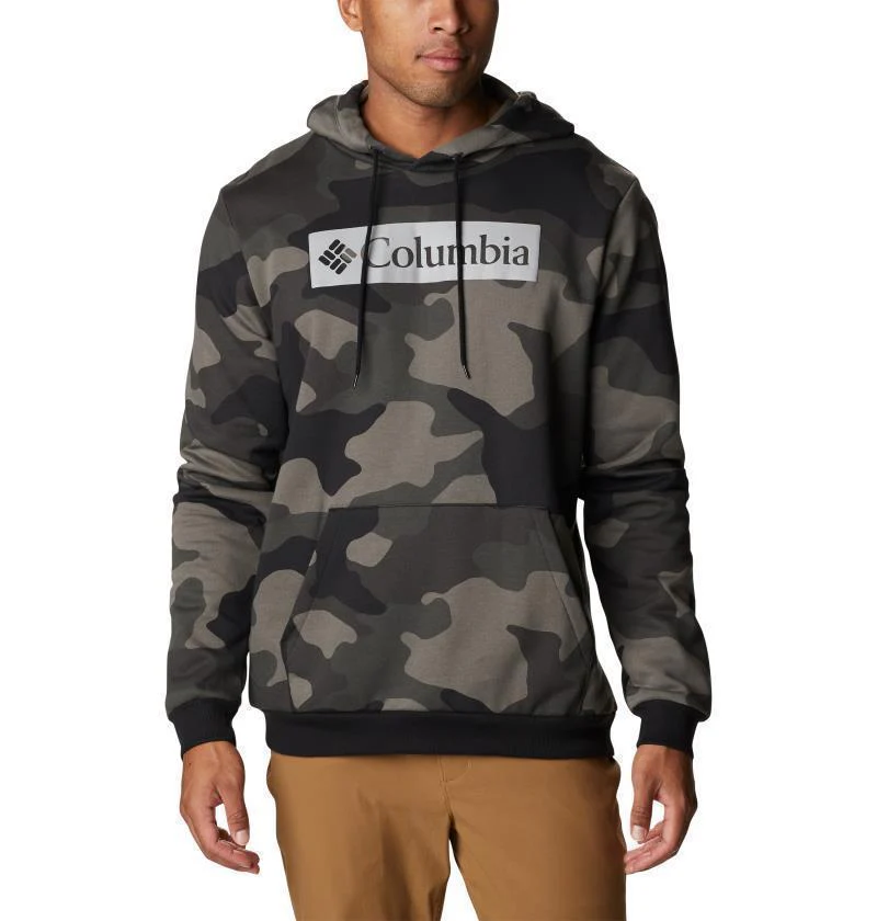 Columbia Logo Printed Hoodie - Mens