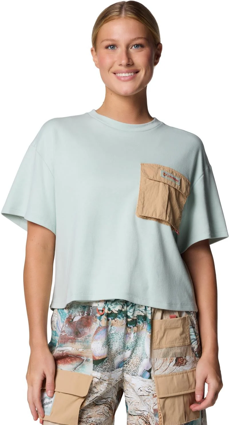Cove Beach Cropped Pocket Tee - Womens