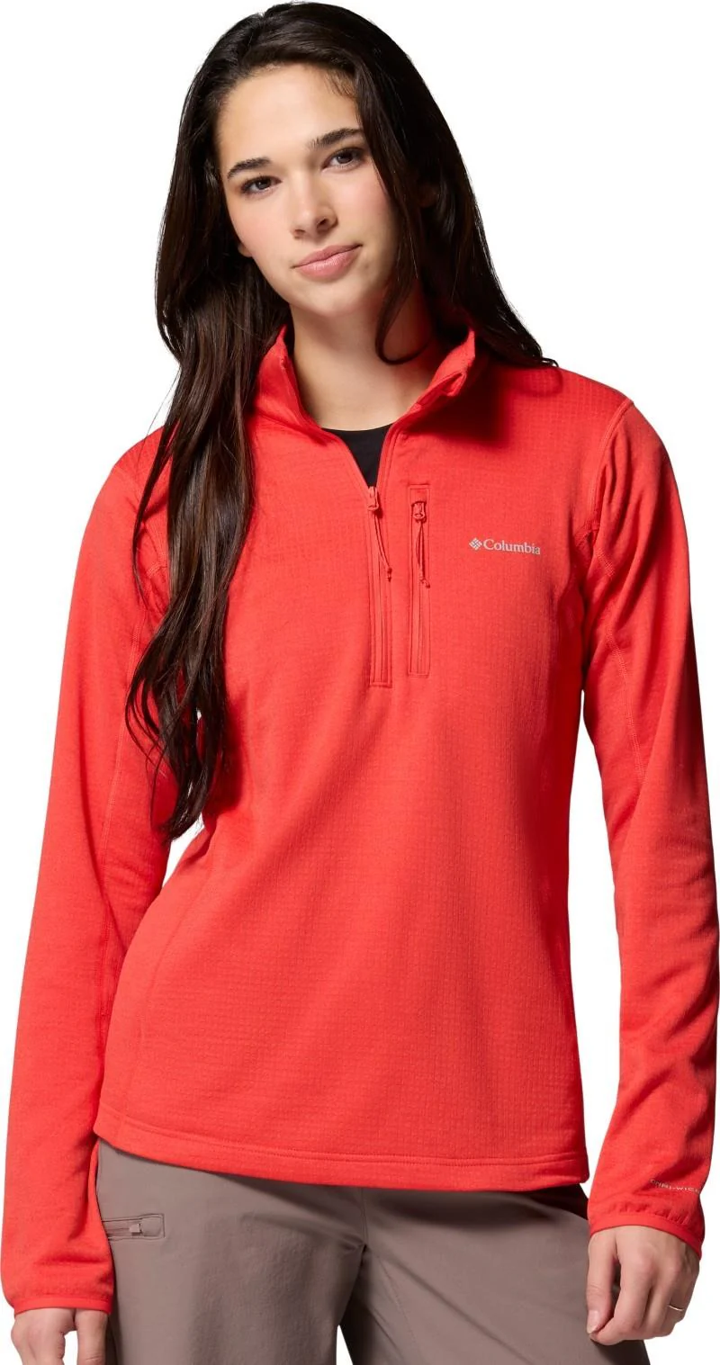 Essential Hike Grid Fleece Half Zip - Womens - Image 13