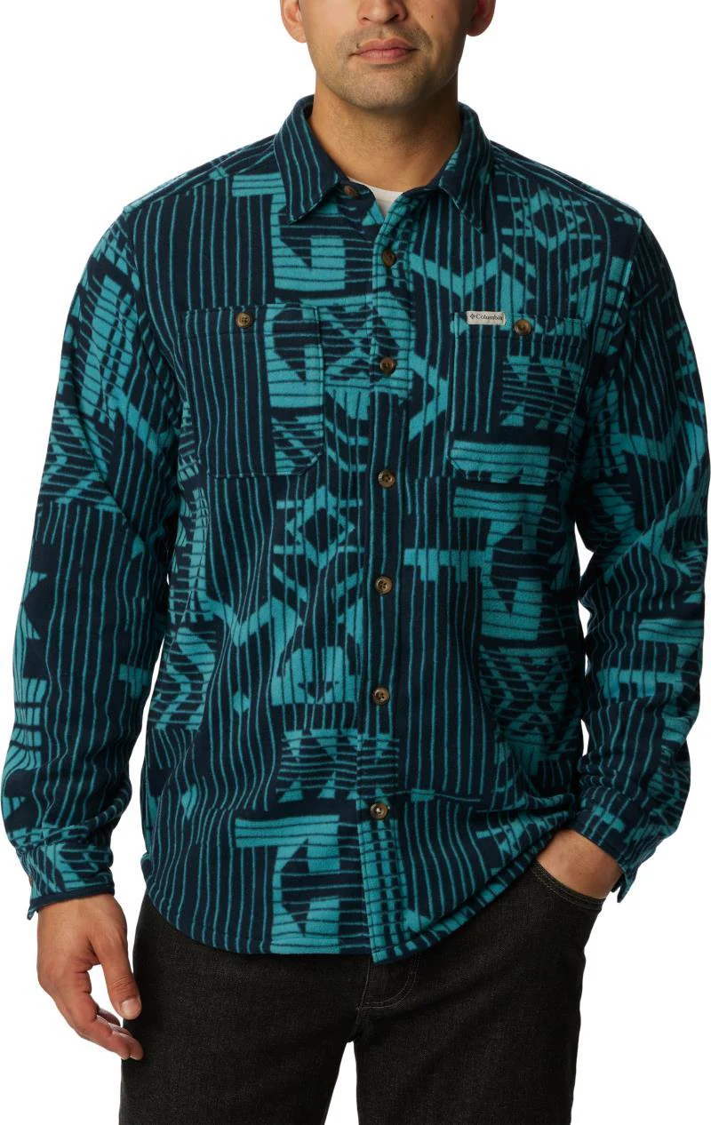 Flare Gun Fleece Over Shirt - Big - Mens - Image 27