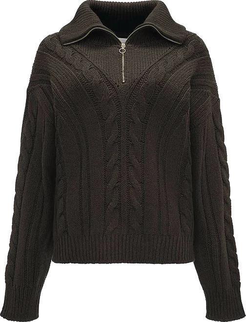 Highland Zip Up Sweater - Womens