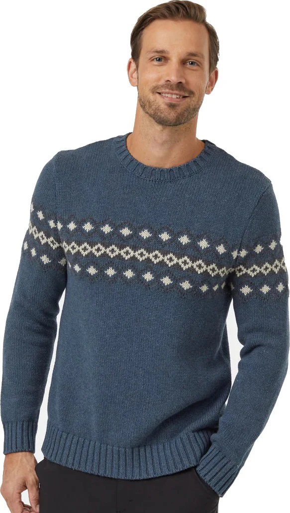 Highline Intarsia Crew Sweater - Mens