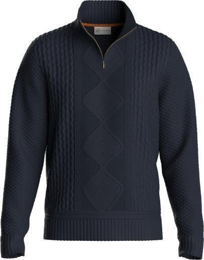 Kvittholmen Zip Up Sweater - Mens