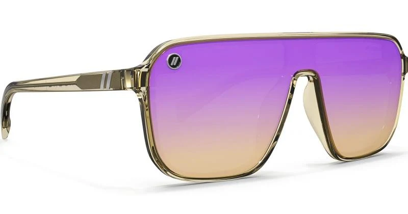 Meister X2 - Mojave Love, Gloss Crystal Tan Frame, Polarized PureBlend Lavender Champagne Mirror Len