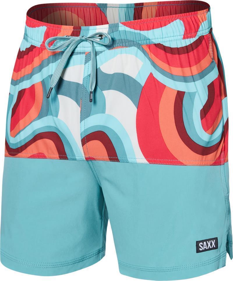 Oh Buoy Colorblocked 2n1 Volley, 5" Inseam - Mens