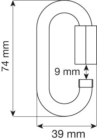 Oval Quick Link Stainless 8mm - Set of 5 - Image 2
