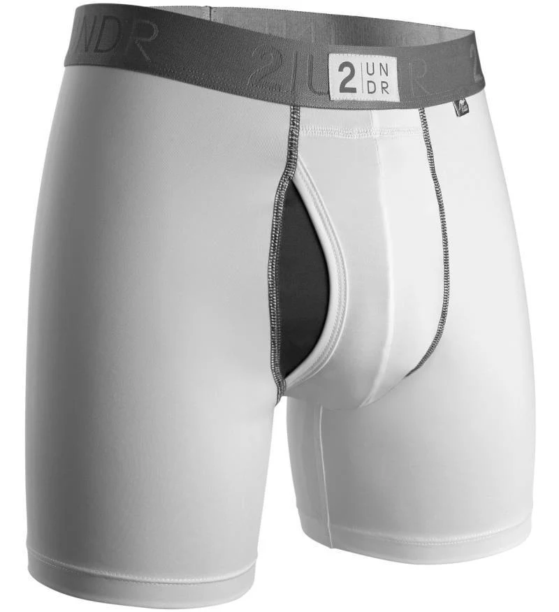 Power Shift Boxer Briefs, 6" Inseam - Solid - 4XL-5XL - Mens - Image 2