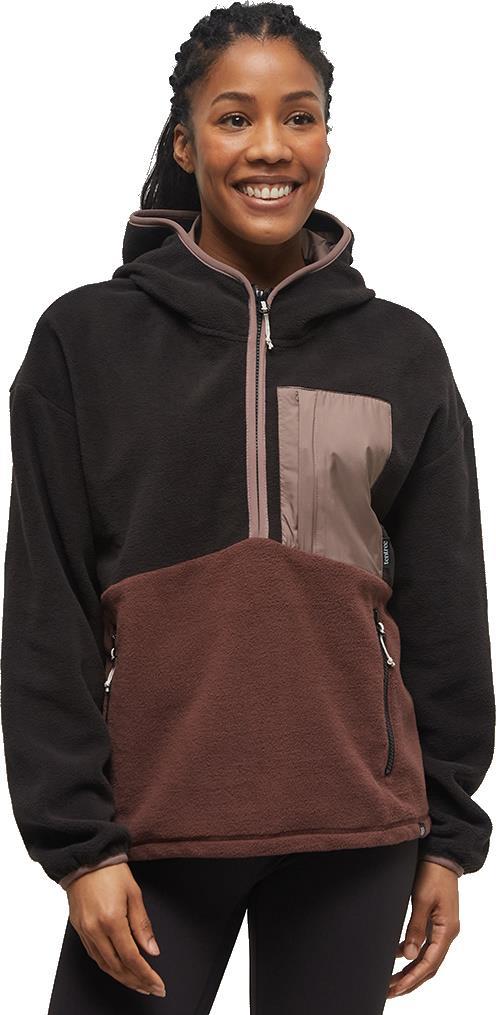 Recycled MicroFleece Contrast 1/4 Zip - Womens