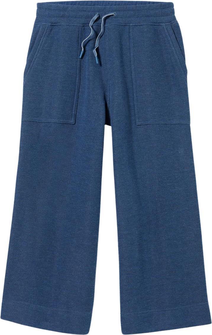 Recycled Terry Crop Wide Leg Pants - Womens