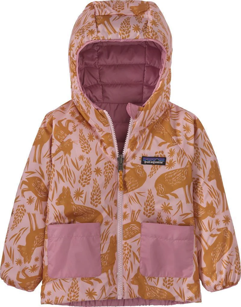 Reversible Down Sweater Hoody - Baby