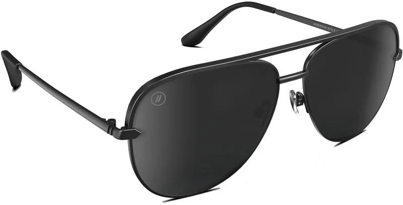 Shadow - Assertive Style, Matte Black Frame, Polarized Black Smoke Lens