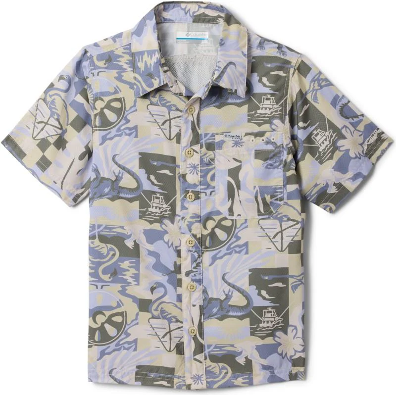 Super Slack Tide SS Camp Shirt - Youth Boys